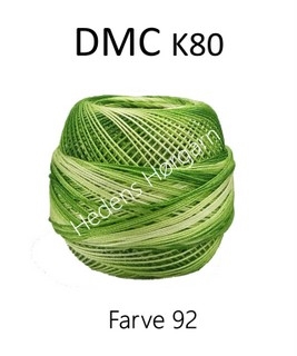 DMC K80 farve 92 grøn multi